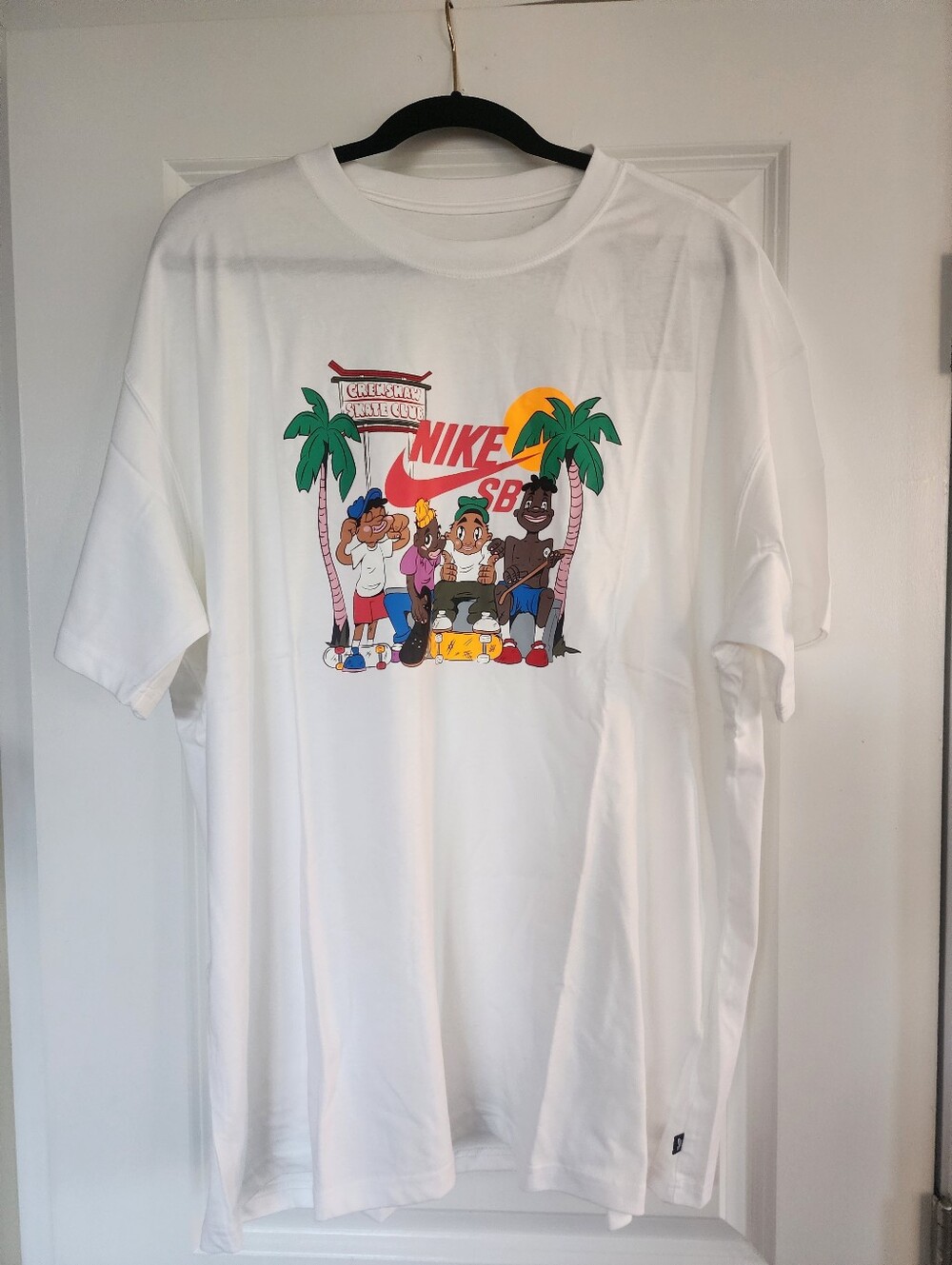 Nike SB Crenshaw Skate Club Graphic Tee White Men’s XL NWT - Picture 3 of 10
